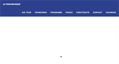 Desktop Screenshot of le-tour-belgique.de